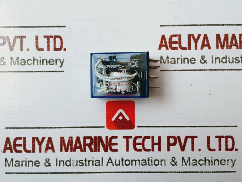 Lot Of 2X Omron My4N-j General Purpose Miniature Power Relay 220/240Vac