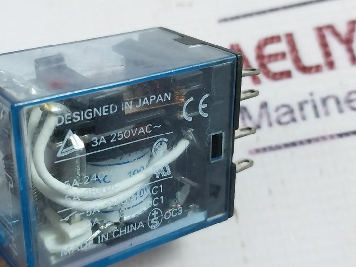 Lot of 2X Omron MY4N-J Relay MY4N100110VAC