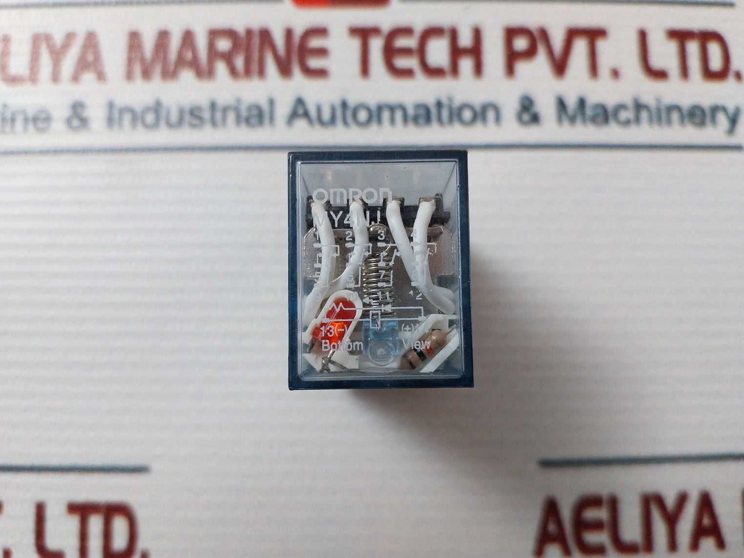 Lot Of 2X Omron My4Nj Relay 5A 250V Ac