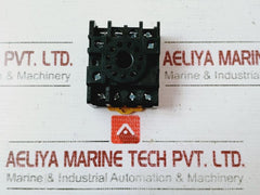 Lot of 2X OMRON PF113A-E 11 Pin Relay Socket DIN Rail/Surface Mounting