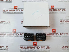 Lot of 2X OMRON PF113A-E 11 Pin Relay Socket DIN Rail/Surface Mounting