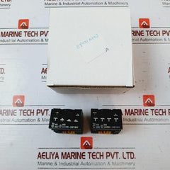 Lot of 2X OMRON PF113A-E 11 Pin Relay Socket DIN Rail/Surface Mounting