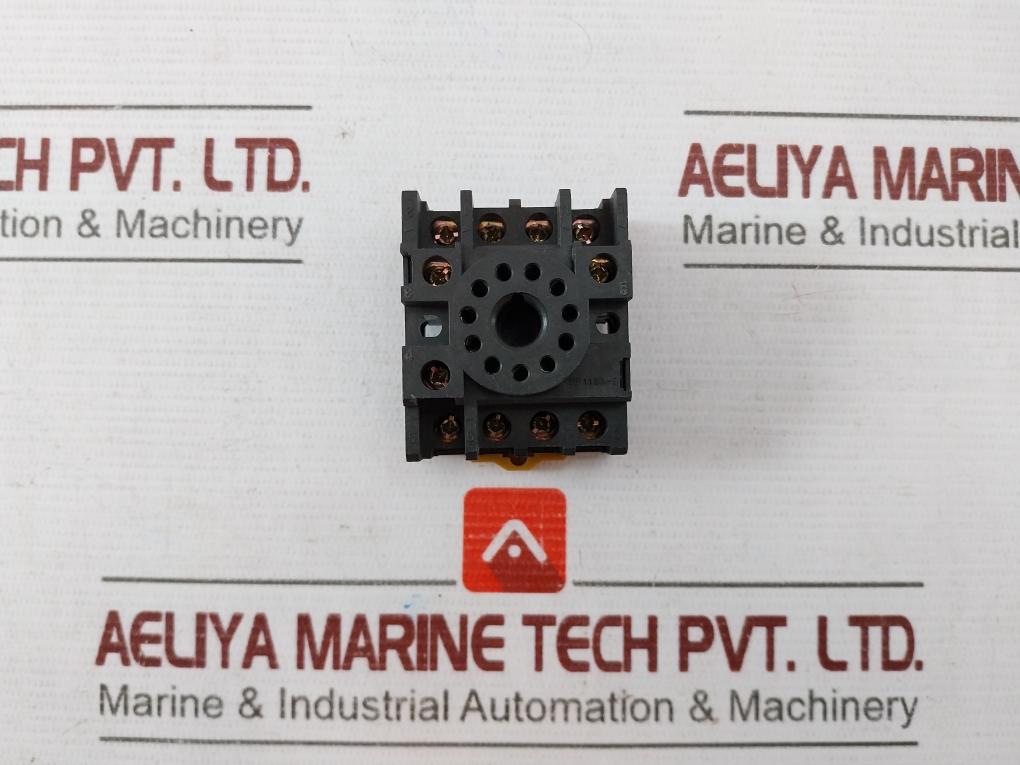 Lot of 2X Omron PF113A-E Socket Din Rail/surface Mounting Screw Terminals