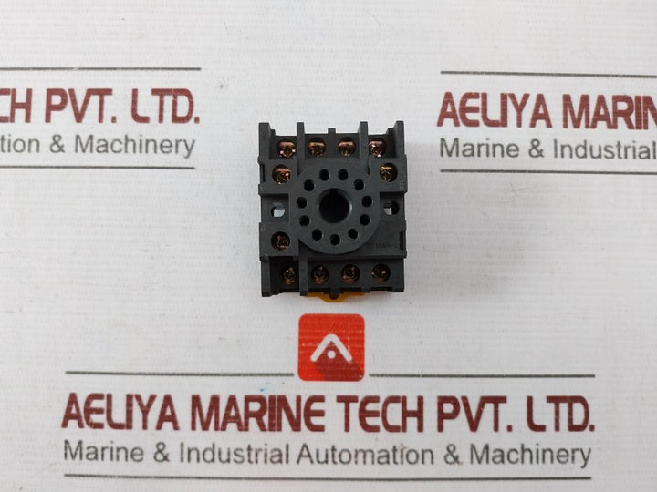 Lot of 2X Omron PF113A-E Socket Din Rail/surface Mounting Screw Terminals