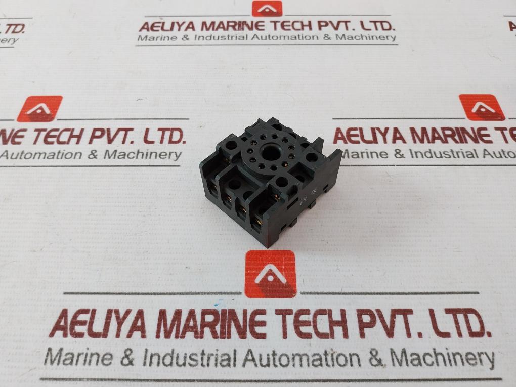 Lot of 2X Omron PF113A-E Socket Din Rail/surface Mounting Screw Terminals