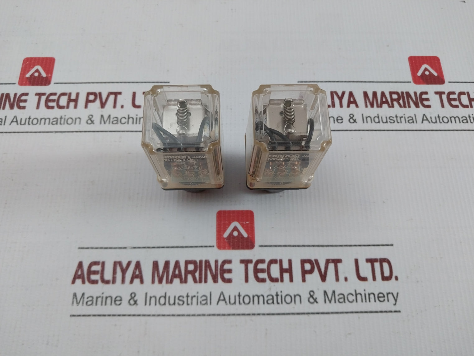 Lot Of 2X Omron Plug-in Power Relay Mk3P-tc