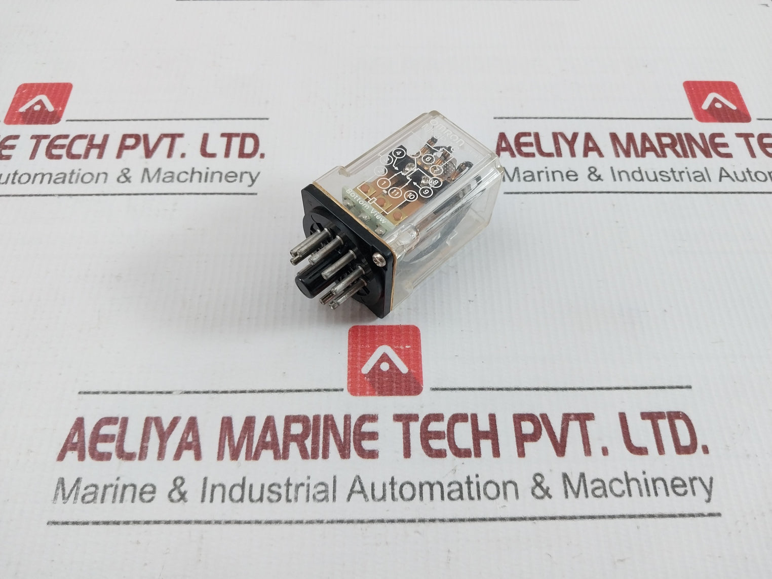Lot Of 2X Omron Plug-in Power Relay Mk3P-tc