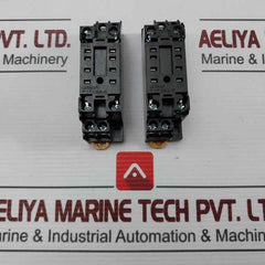 Lot Of 2X Omron Pyf08A-e Relay Socket 7A 250Vac