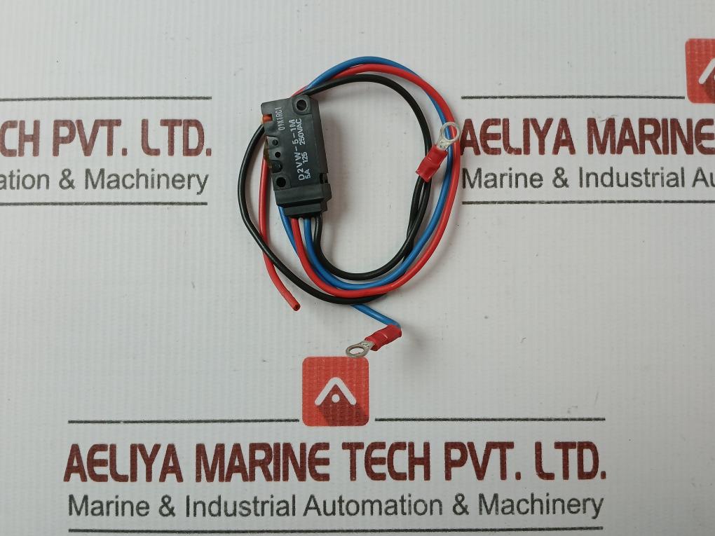 Lot Of 2X Omron Sealed Micro Limit Switch D2Vw-5-1M