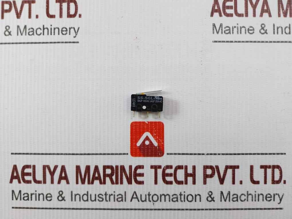 Lot Of 2X Omron Ss-5Gl Miniature Micro Switch 5A 250Vac