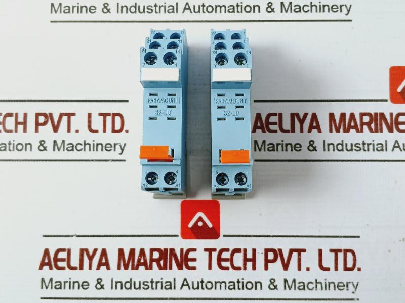 Lot Of 2 X Paramount S2-ld Relay Socket