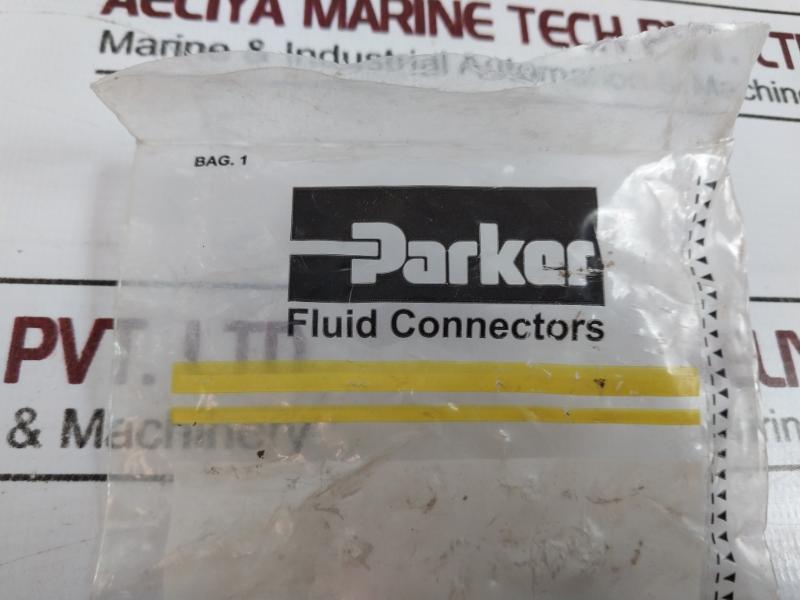 Lot Of 2X Parker 12-s 90 Degree Hose Fluid Connector