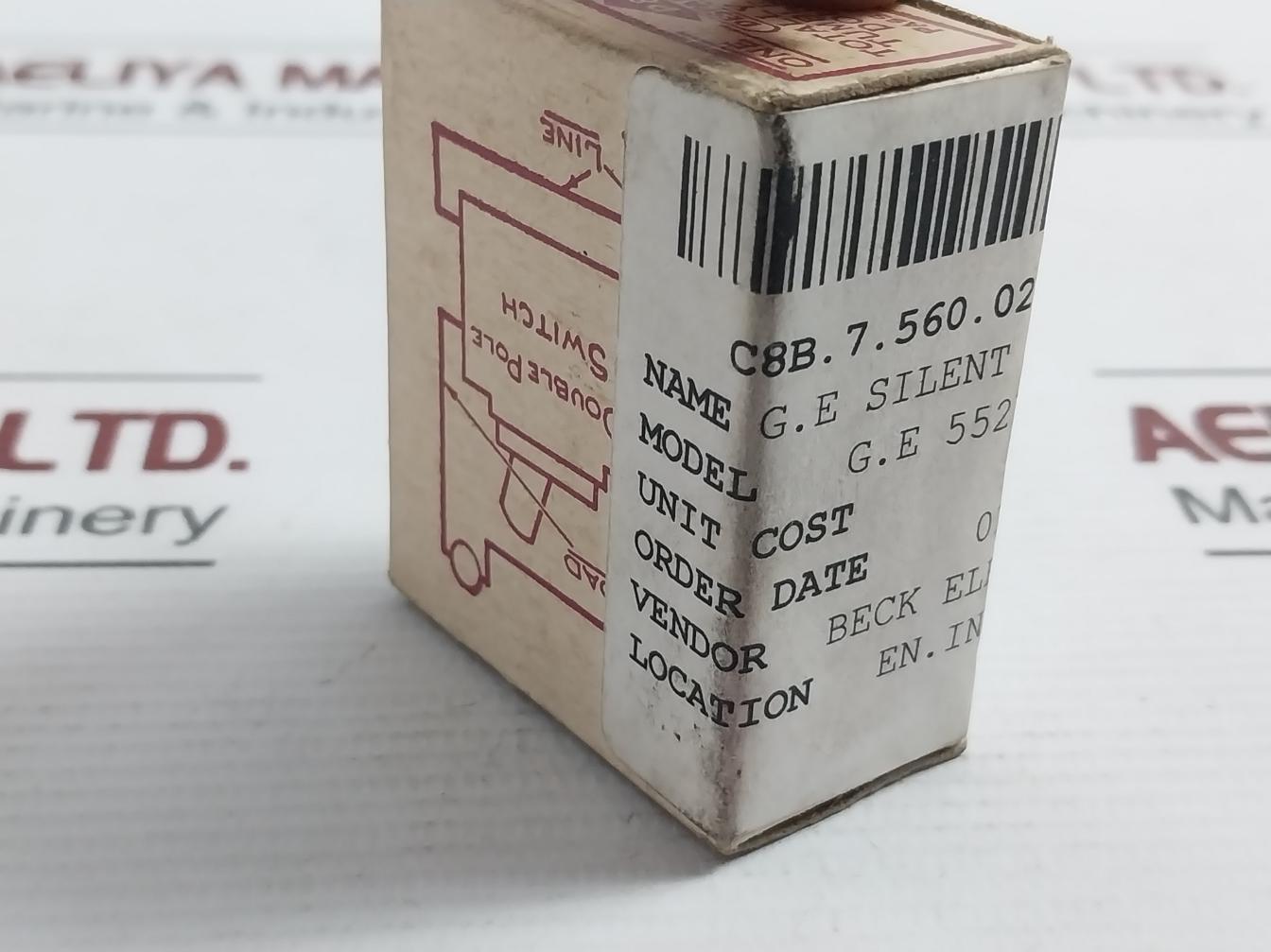 Lot of 2X PASS & SEYMOUR 1312 Double Pole Tumbler Switch