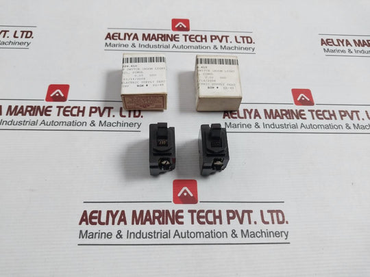 Lot of 2X PASS & SEYMOUR 1312 Double Pole Tumbler Switch