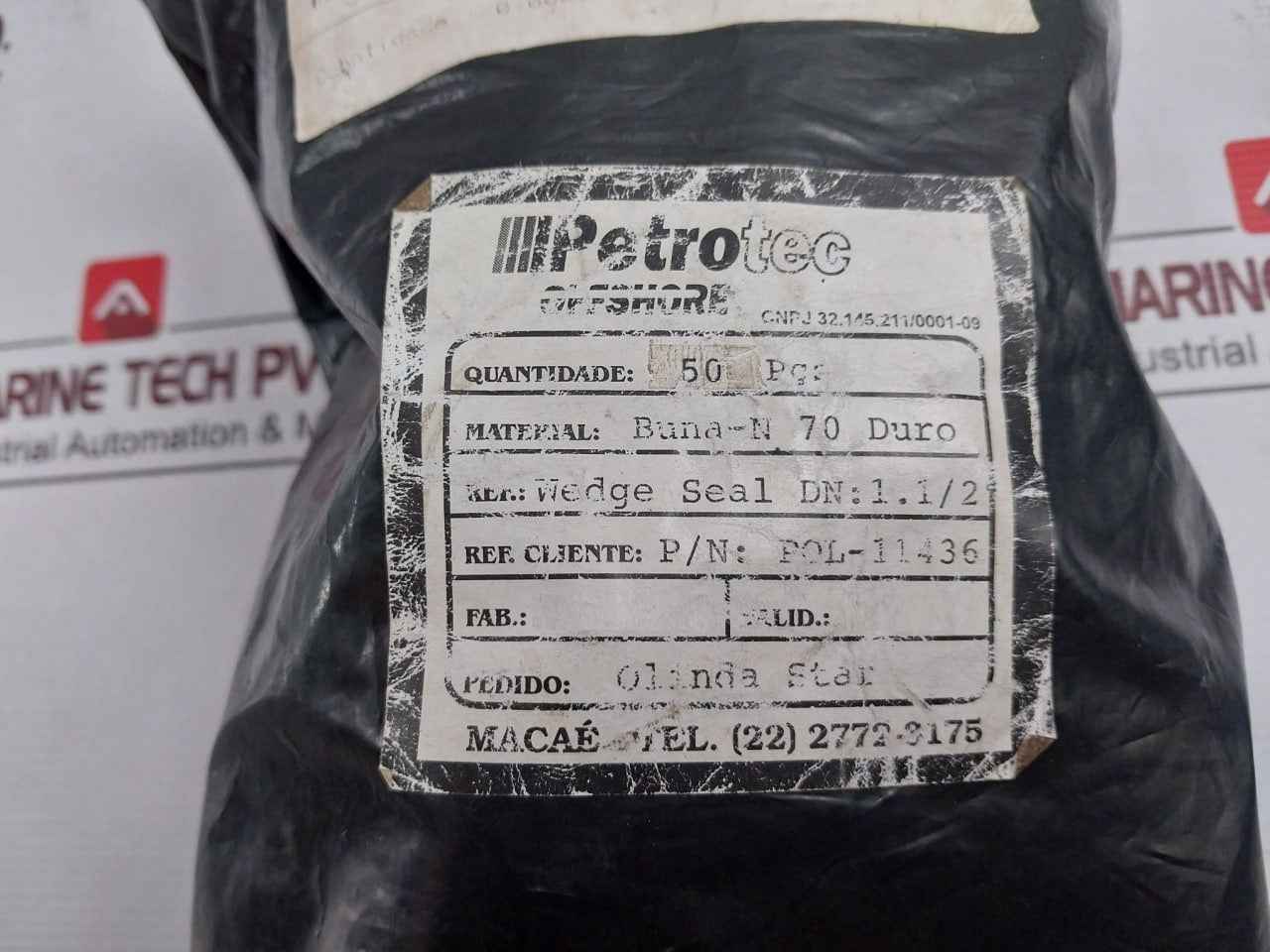 Lot Of 2X Petrotec 30165966 Pol-11436 Wedge Seal (1 1/2 Inch Bop)