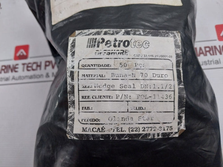 Lot Of 2X PETROTEC 30165966 POL-11436 Wedge Seal (1 1/2 Inch BOP)