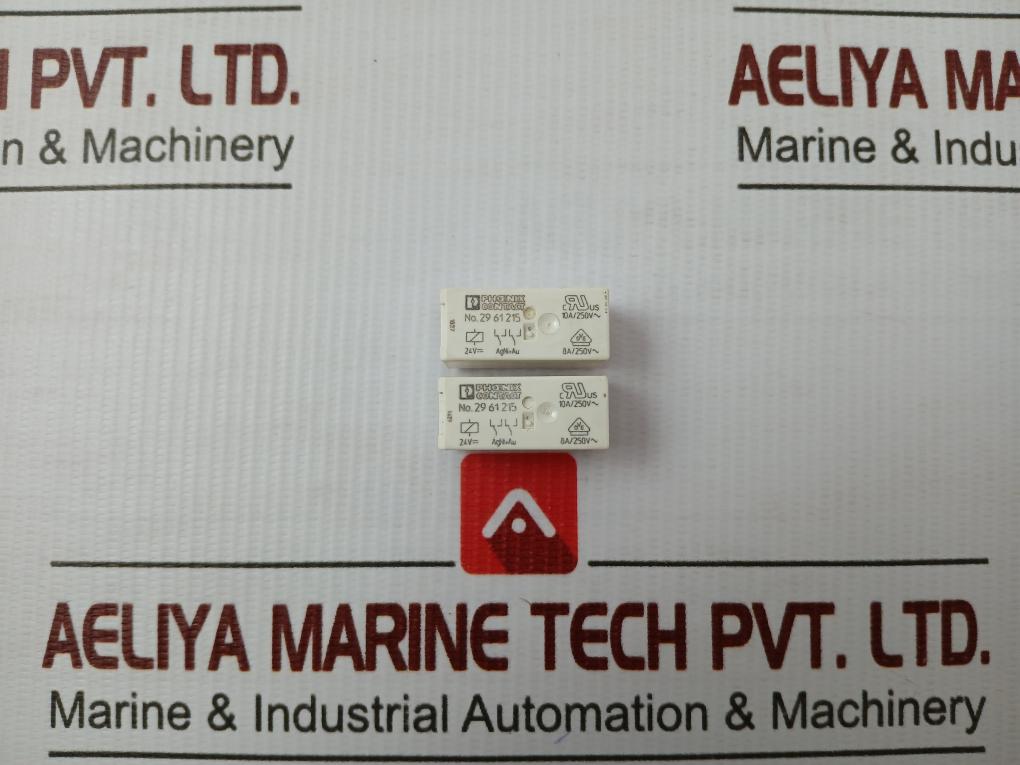 Lot Of 2X Phoenix Contact 10A/250V Single Relay 2961215
