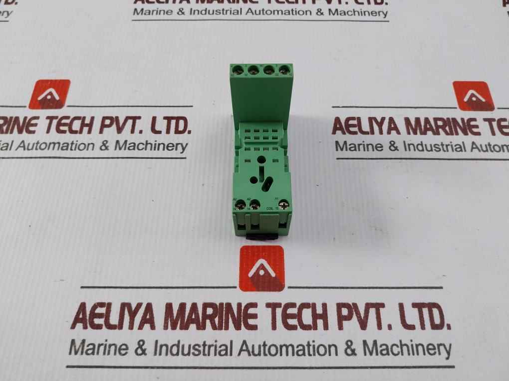 Lot Of 2X Phoenix Contact 28 33 576 Din Rail Relay Socket 12A 300Vac