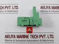 Lot of 2X Phoenix Contact 28 33 576 DIN Rail Relay Socket 12A 300VAC