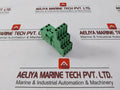 Lot of 2X Phoenix Contact 28 33 576 DIN Rail Relay Socket 12A 300VAC