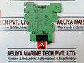 Lot of 2X Phoenix Contact 29 66 595 Relay with PLC-BSC-24DC/21 Base