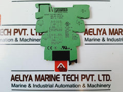 Lot of 2X Phoenix Contact 29 66 595 Relay with PLC-BSC-24DC/21 Base