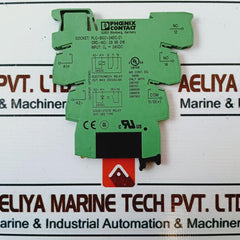 Lot of 2X Phoenix Contact 29 66 595 Relay with PLC-BSC-24DC/21 Base