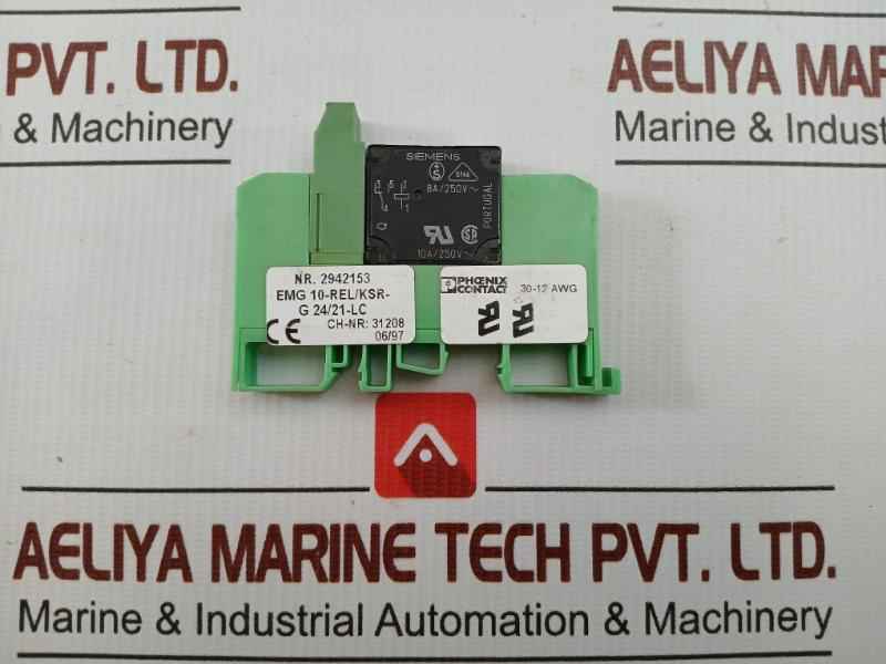 Lot Of 2X Phoenix Contact Relay Module 2942153