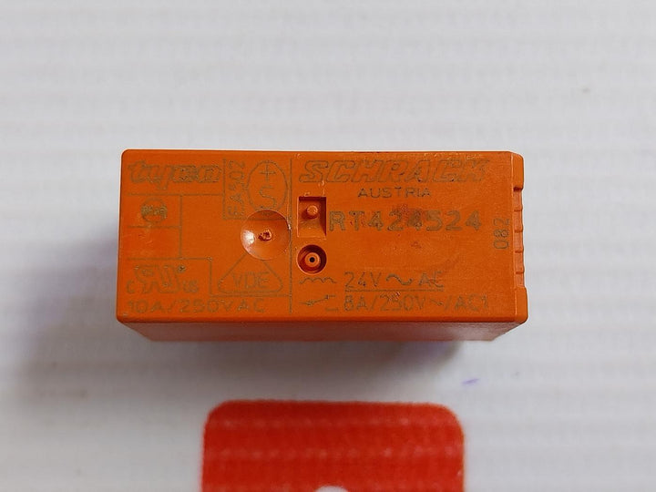 Lot Of 2X Power Relay By Schrack 24Vac Part No: Rt 78626