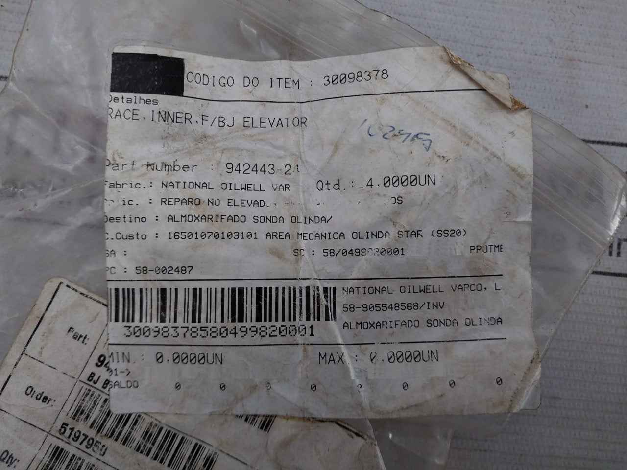 Lot Of 2X Rbc Ir-b14Sa Spherical Plain Angular Contact Bearing - Inner Ring