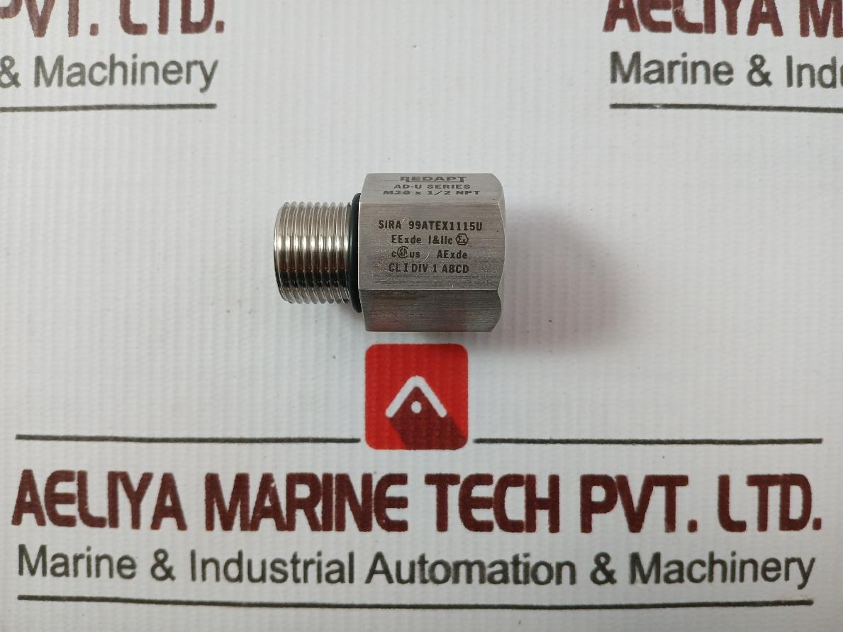 Lot Of 2X Redapt Ad-u M20 X 1/2 Npt Adapter