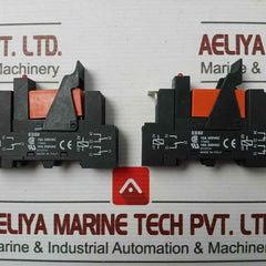 Lot Of 2X Relay Socket Brand Schrack Es50 - 10A 300Vac