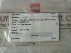 Lot of 2X ROPER G5-257 Bronze Long Bushing Spare For Pump 3722GHBFRV