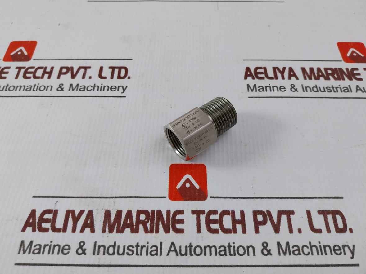 Lot Of 2X Rosemount 00444-0282 Hydraulic Adapter Fitting M20 1/2-14A Npt