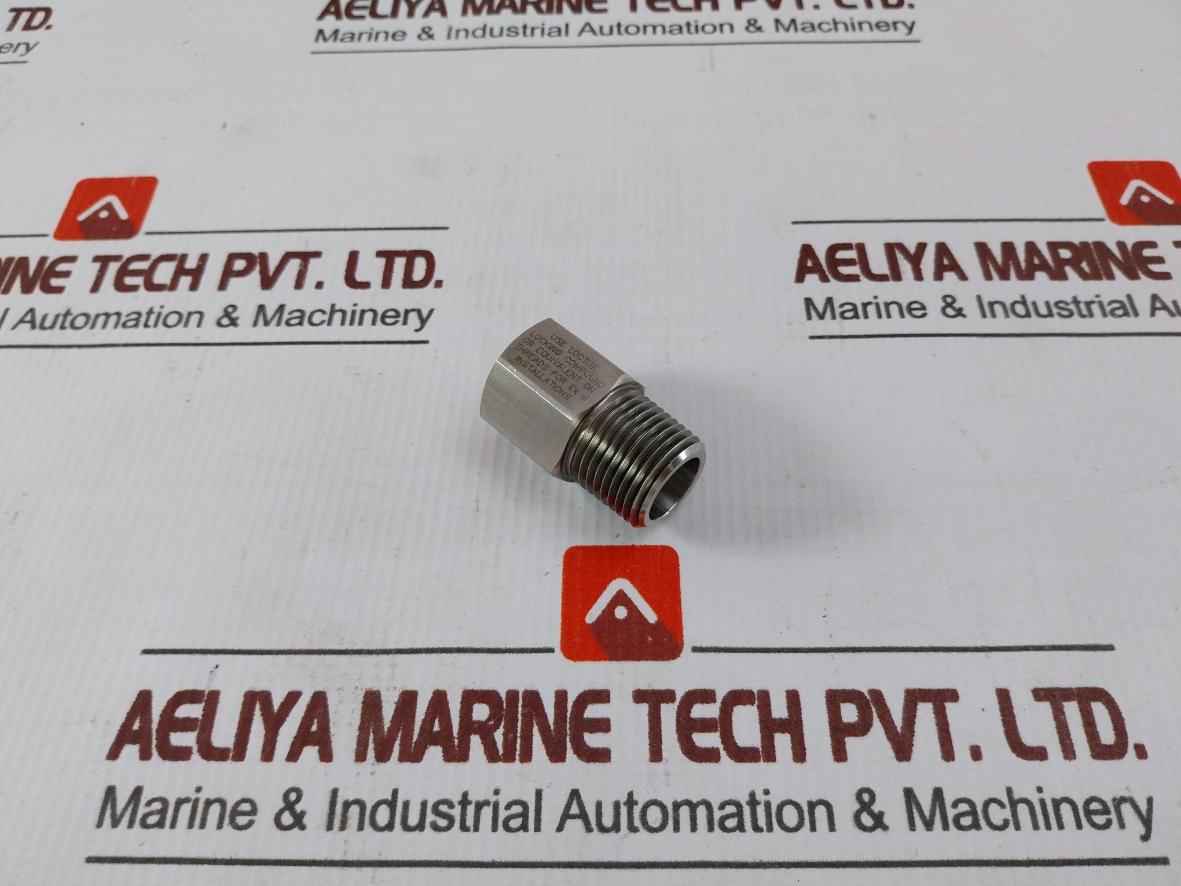 Lot Of 2X Rosemount 00444-0282 Hydraulic Adapter Fitting M20 1/2-14A Npt