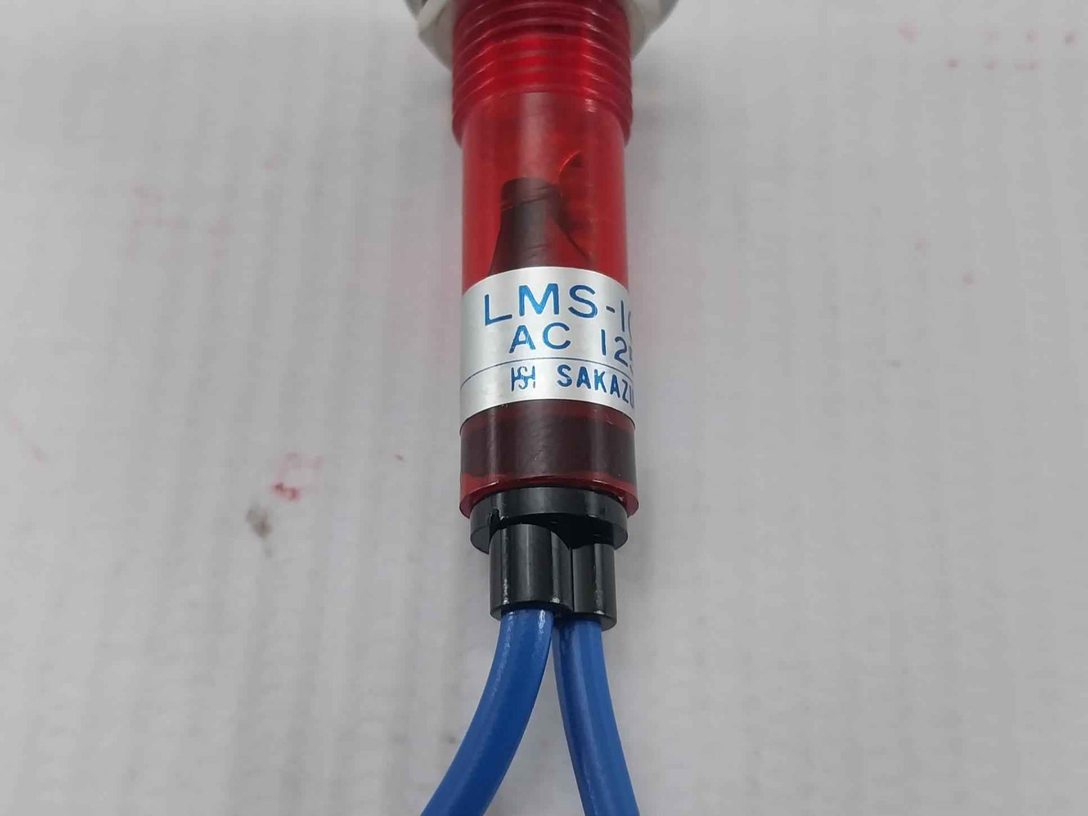 Lot Of 2X Sakazume Lms-10M Red Led Metal Indicator Ac 125V