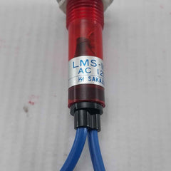 Lot Of 2X Sakazume Lms-10M Red Led Metal Indicator Ac 125V