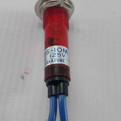 Lot Of 2X Sakazume Lms-10M Red Led Metal Indicator Ac 125V