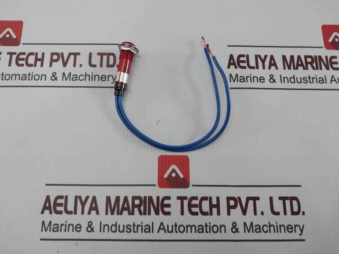 Lot Of 2X Sakazume Lms-10M Red Led Metal Indicator Ac 125V