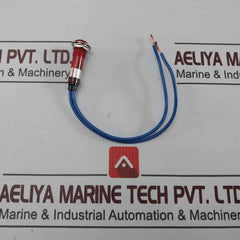 Lot Of 2X Sakazume Lms-10M Red Led Metal Indicator Ac 125V