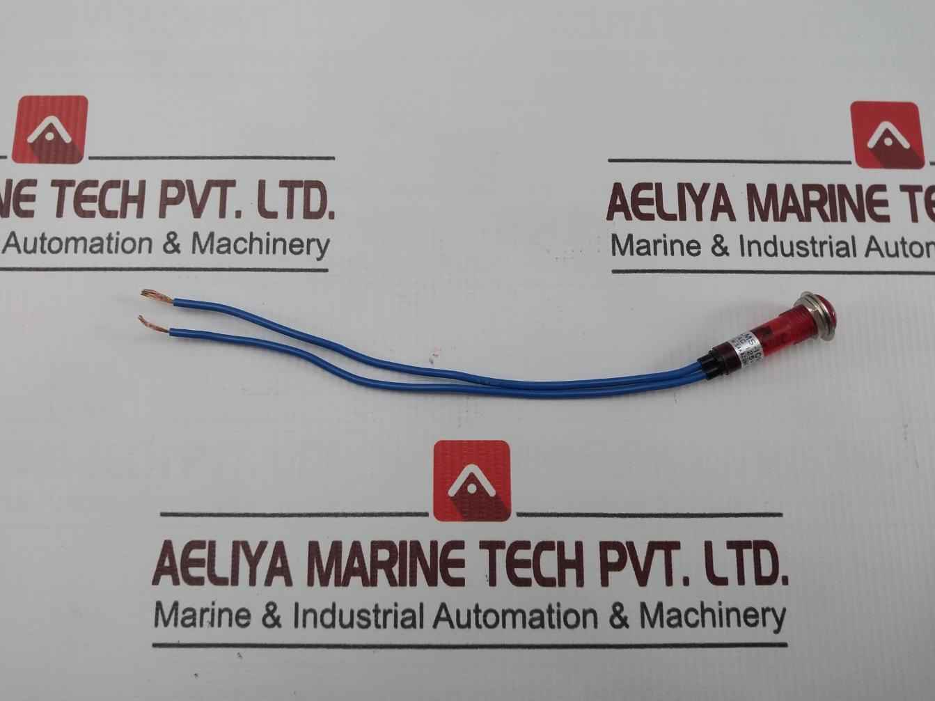 Lot Of 2X Sakazume Lms-10M Red Led Metal Indicator Ac 125V