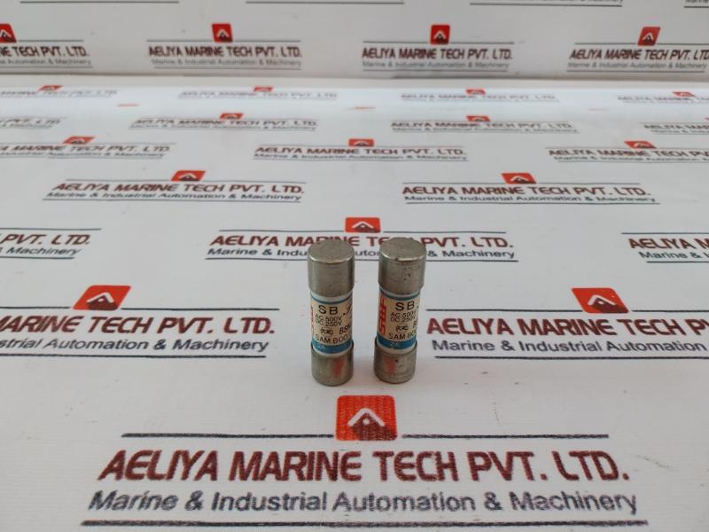 Lot Of 2X Sbf Sc-2 Cartridge Fuse 2A Ac500V/Dc250V