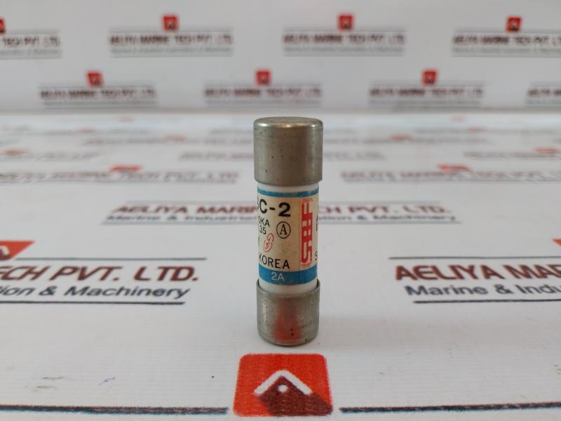 Lot Of 2X Sbf Sc-2 Cartridge Fuse 2A Ac500V/Dc250V
