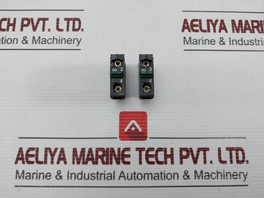 Lot Of 2X Schneider 10A Contact Block Zen-l1111
