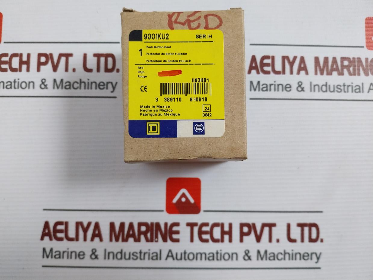 Lot Of 2X Schneider Electric 9001Ku2 Push Button Protective Cap Red