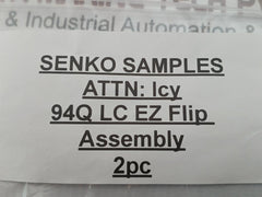 Lot Of 2X Senko Lc Duplex Fiber Optic Connector Ez-flip