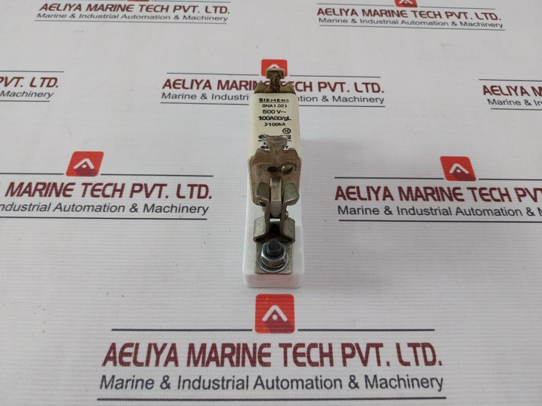 Lot Of 2X Siemens 3Na1 021 Fuse W/ Base Holder 500V 100A00/Gl 3Nh100