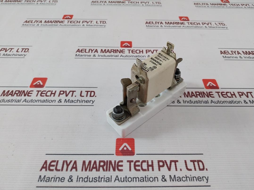 Lot Of 2X Siemens 3Na1 021 Fuse W/ Base Holder 500V 100A00/Gl 3Nh100