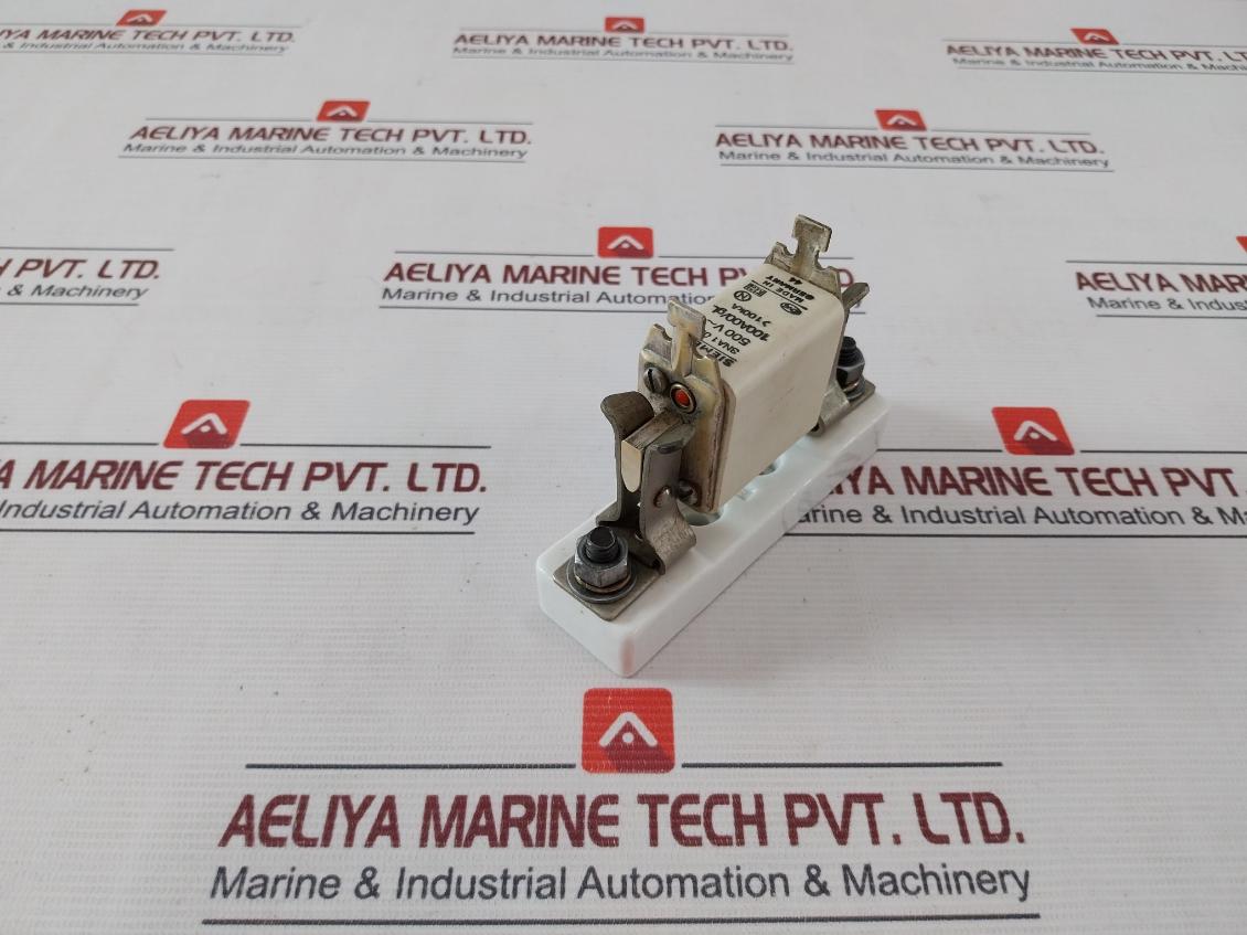 Lot Of 2X Siemens 3Na1 021 Fuse W/ Base Holder 500V 100A00/Gl 3Nh100