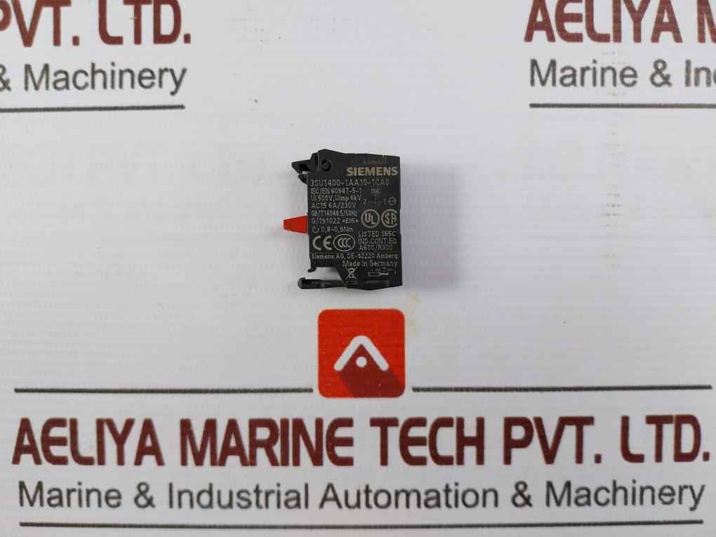 Lot Of 2X Siemens 3Su1400-1Aa10-1Ca0 Contact Module 6Kv 6A/230V